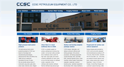 Desktop Screenshot of ccscpetro.com
