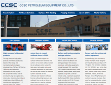 Tablet Screenshot of ccscpetro.com